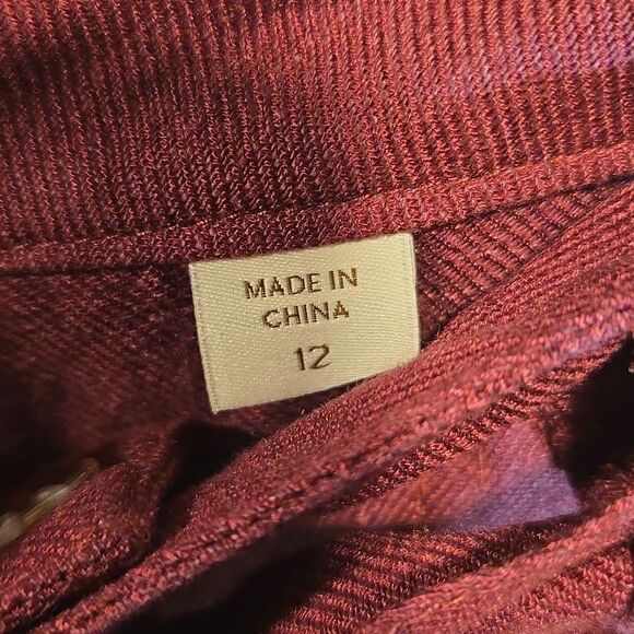 Coldwater Creek Linen Blend Capris Size 12 - Picture 5 of 9